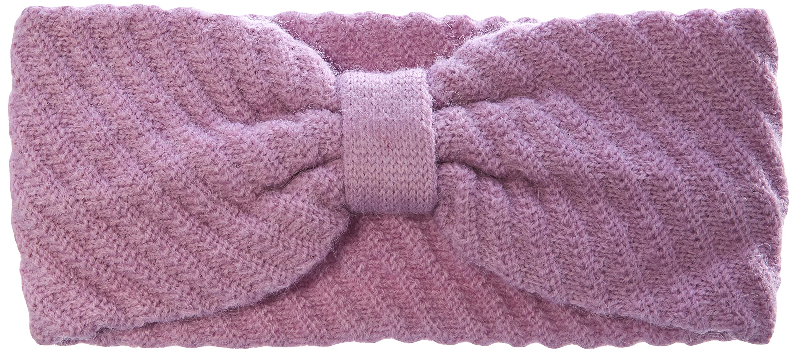 ONLY Women's Onlida Struc Knit Headband Cold Weather, Crocus Petal, One Size