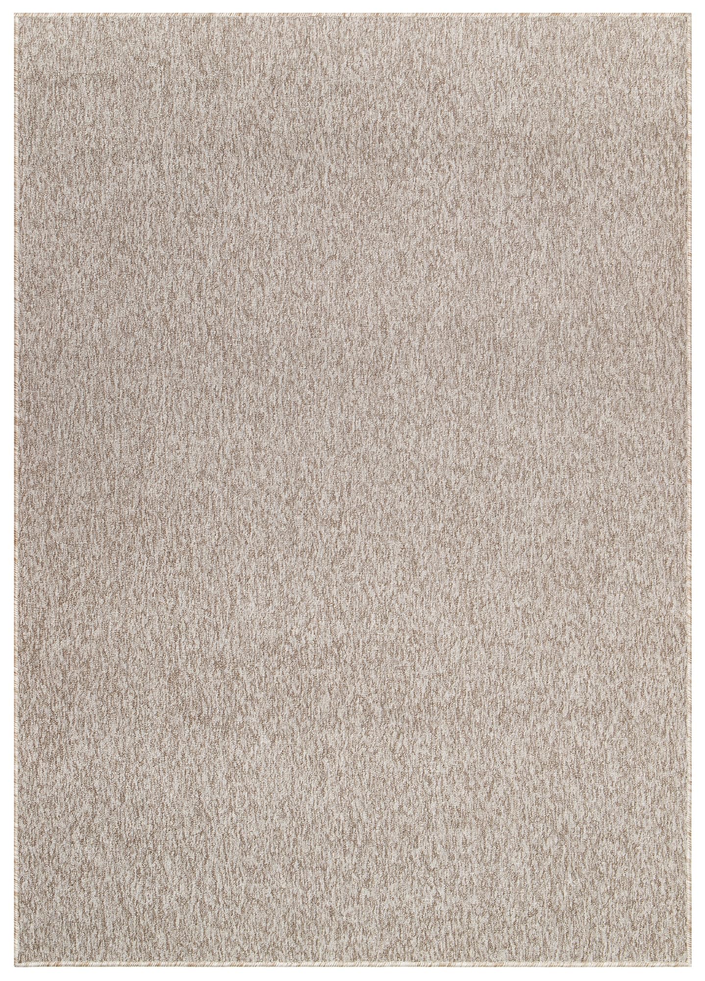 TAPISO Nizza Tapis Poils Ras Antidérapant Lavable Moderne Crème Foncé Beige Moucheté Tapis Salon Chambre Adulte Enfant Cuisine Entrée Oeko-TEX Résistant 80 x 150 cm