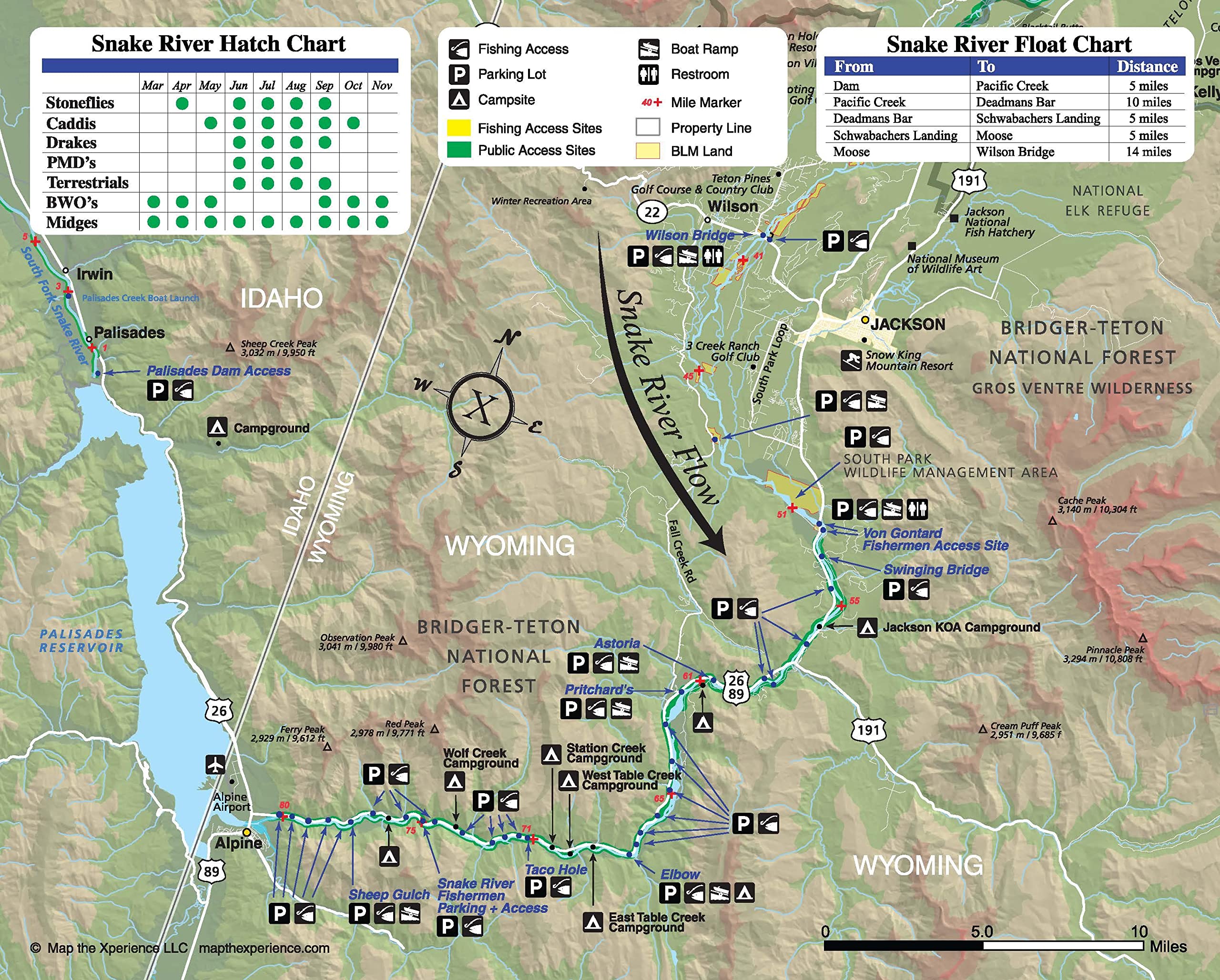 Lake Buchanan & Inks Fishing Map