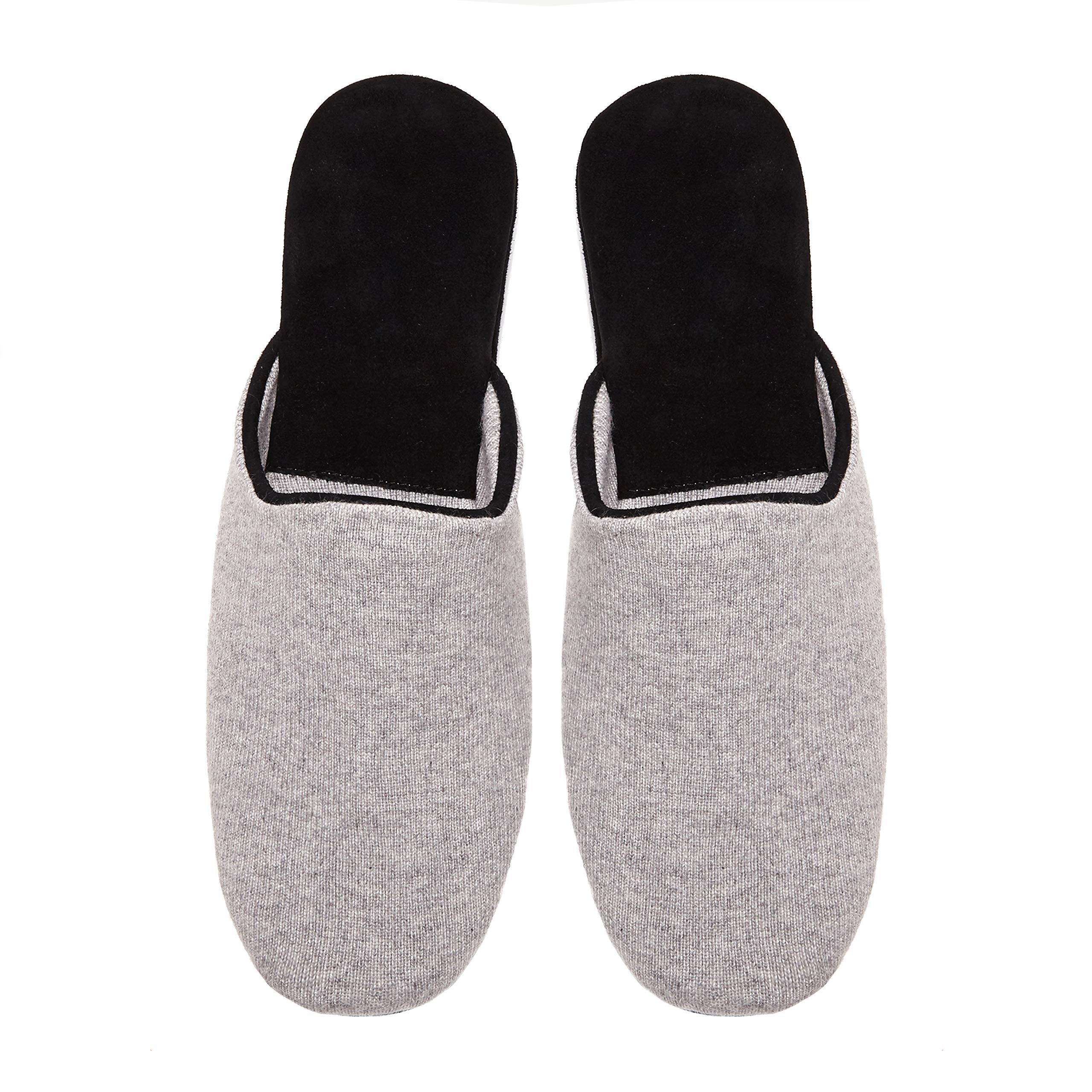 PABLO Mens Cashmere Slippers Grey