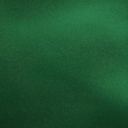 Miniatura 2 de ULTIMATE TEXTILE Mantel redondo de satén nupcial de 60 pulgadas, se adapta a mesas de menos de 60 pulgadas de diámetro, verde esmeralda