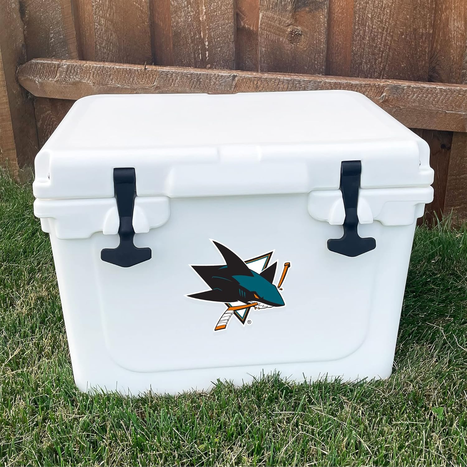 Desert Cactus San Jose Sharks Team NHL National Hockey League Sticker Vinyl Decal Laptop Water Bottle Car Scrapbook (Individual A) - Image 5