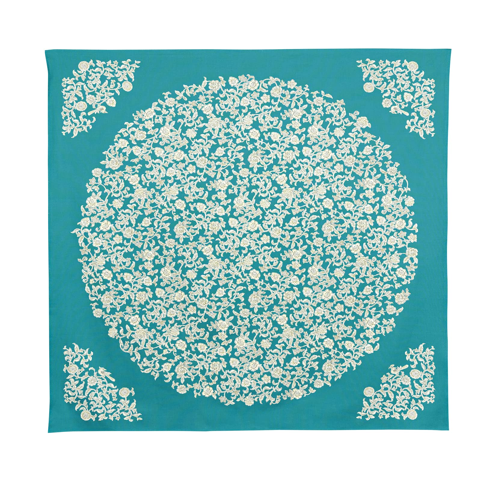 Musubi Furoshiki 150 Hanachougasa Aomidori Wrap