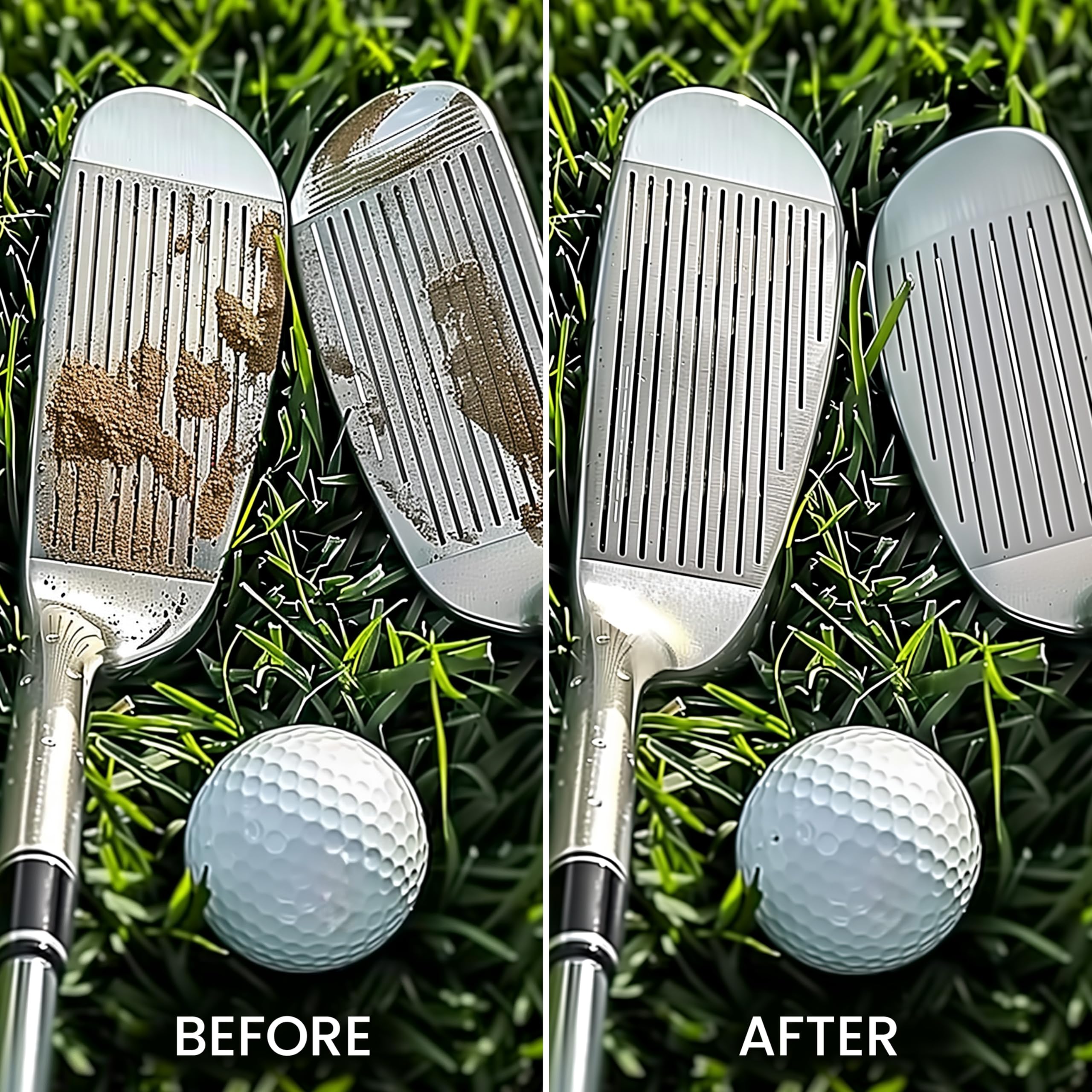 K&V Golf Szczotka do Golf Club i Groove Cleaner Dual Sided nylon i szczotka ze stali nierdzewnej z kolcem do czyszczenia Club Face & Groove z klipsem na szlufkę (karabińczyk) do zawieszenia na torbie