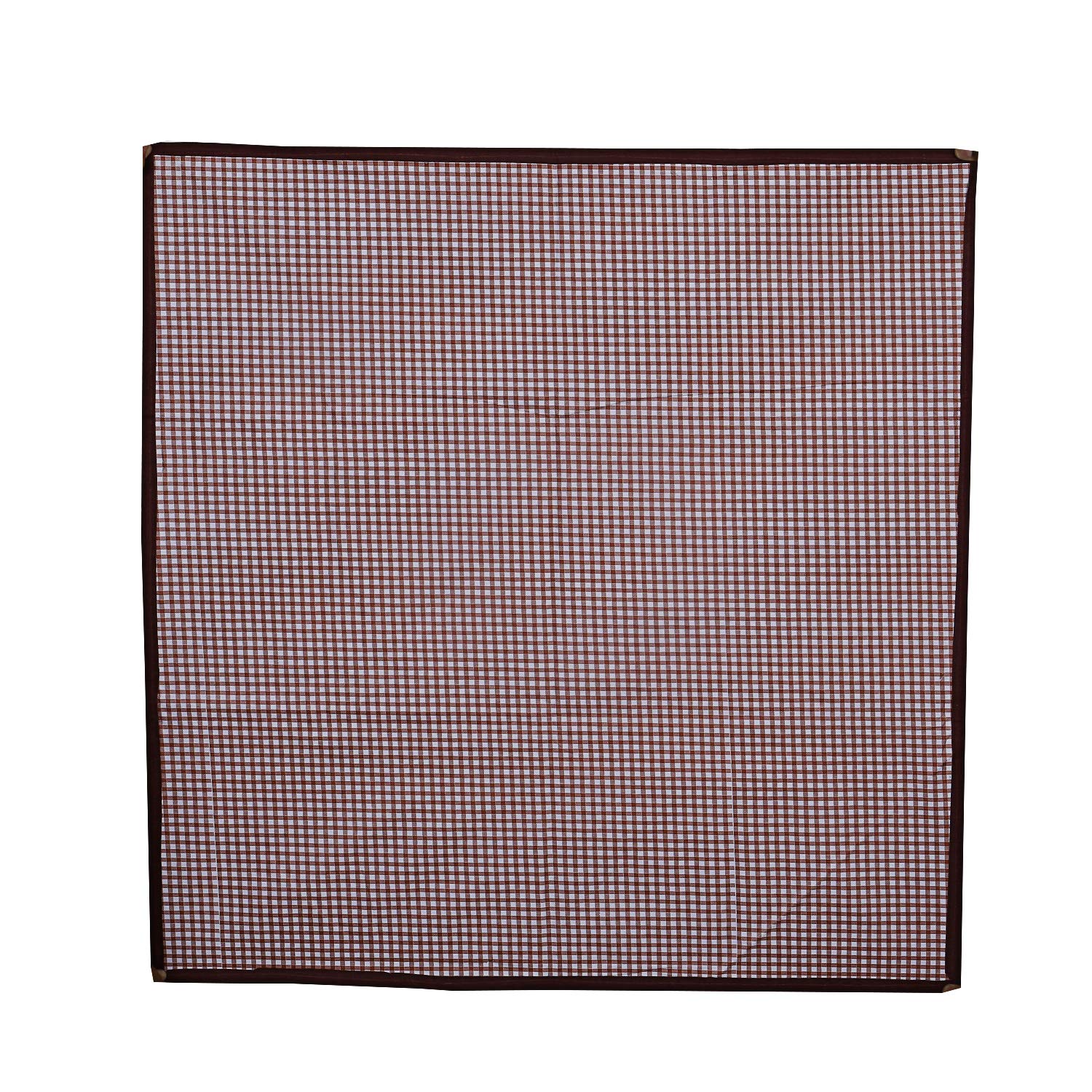 Kuber Industries PVC Reversible Food Mat Bed Server 36 x 35.5 Inches (Maroon) CTLTC11521