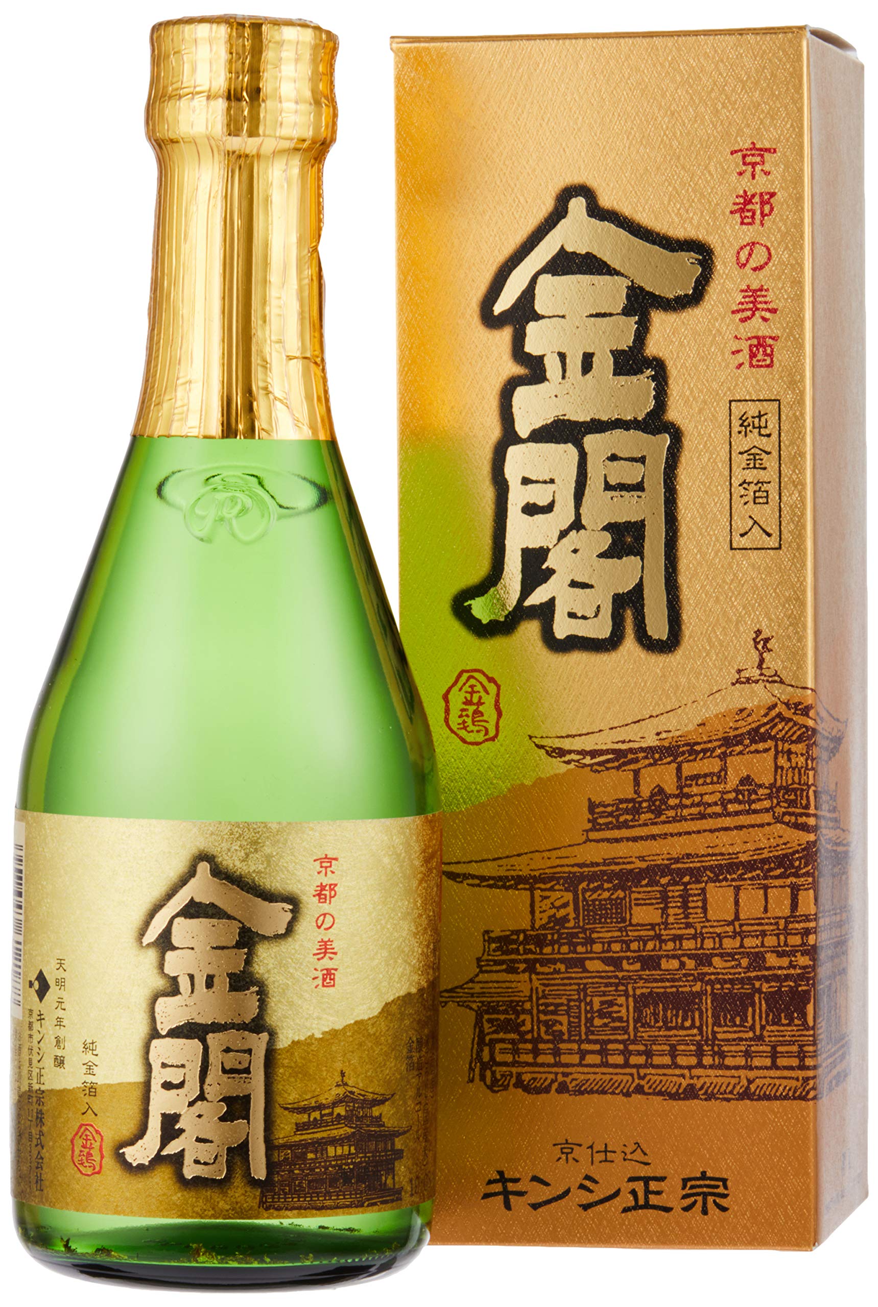 Amazon.co.jp: Kinshi Masamune Gold Leaf Filled Kinkaku 10.1 fl oz