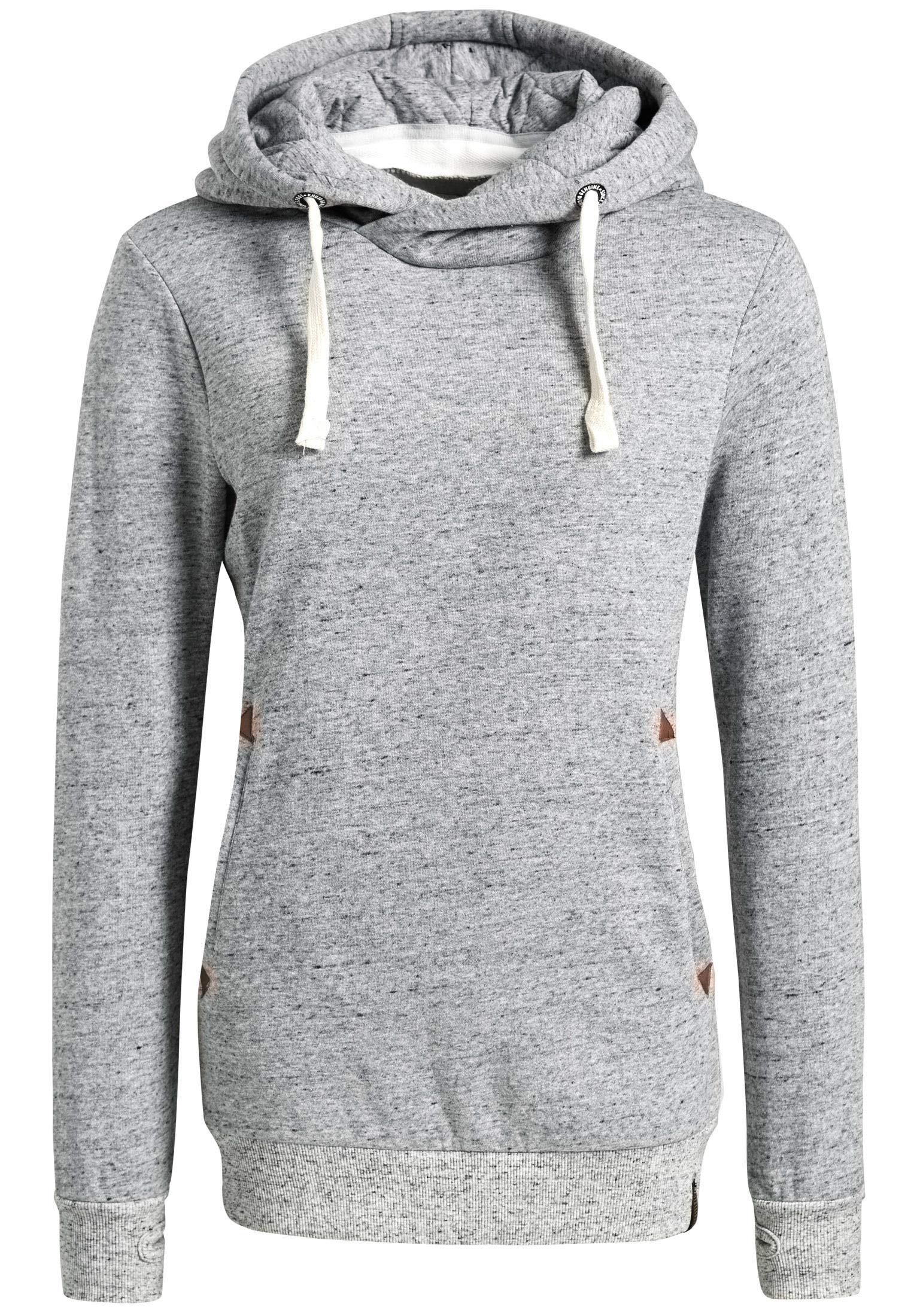 Sweat à Capuche Khujo Femme – Taille EU 40 – Blanc – Coupe Ample Décontractée – Occasion TB