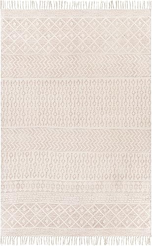 Miniatura 3 de Mark&Day - Alfombras de área, 6 x 9 pulgadas, estilo bohemio y global, color carbón blanco, beigenegro para sala de estar, dormitorio o cocina (6 x