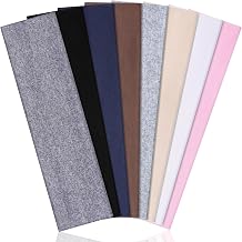 Ztomine 8 Pack Headbands For Women Non Slip - Stylish Sports Hair Bands For Women'S Hair - Soft Cotton Cloth Stretchy Headbands For Women For Yoga, Outdoor Exercise Running
