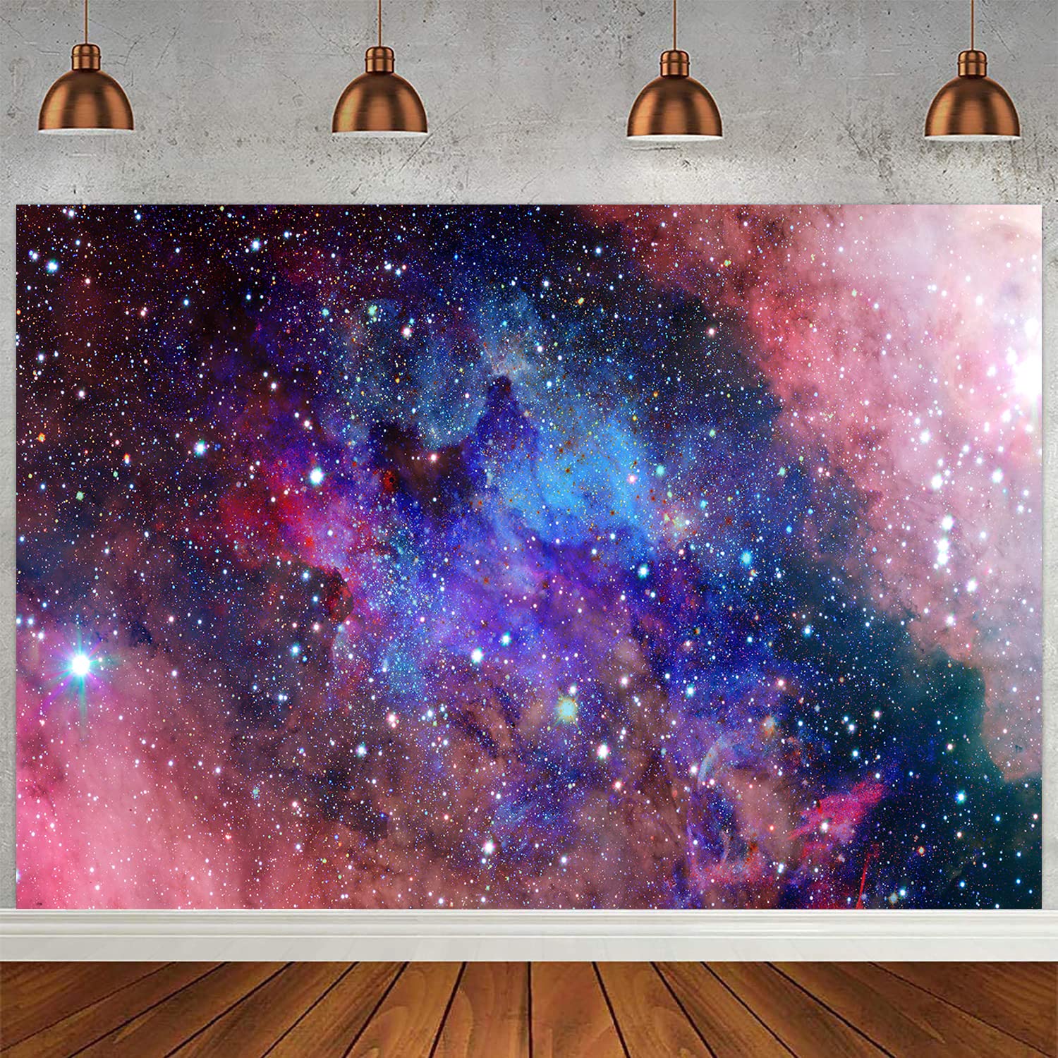Amazon | BUTFOBCA 7 x 5フィート 宇宙の背景 星空のギャラクシー写真