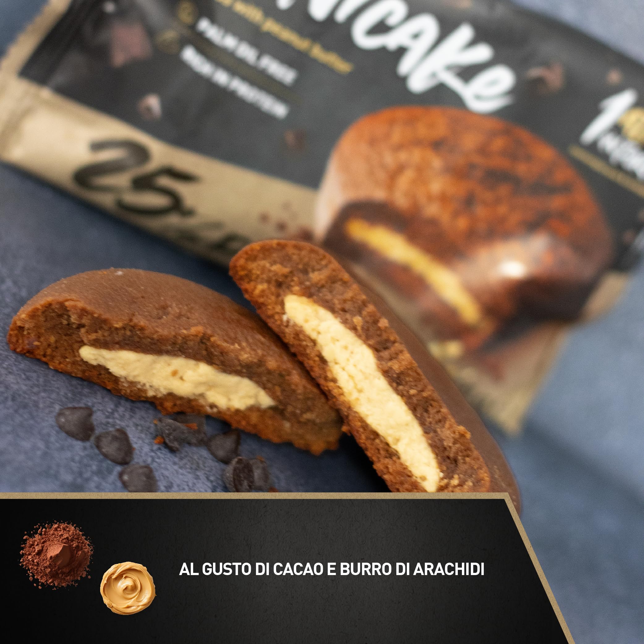 1 Attimo in Forma | Mini Cake Proteica 25% Cacao e Burro (12 tortine)