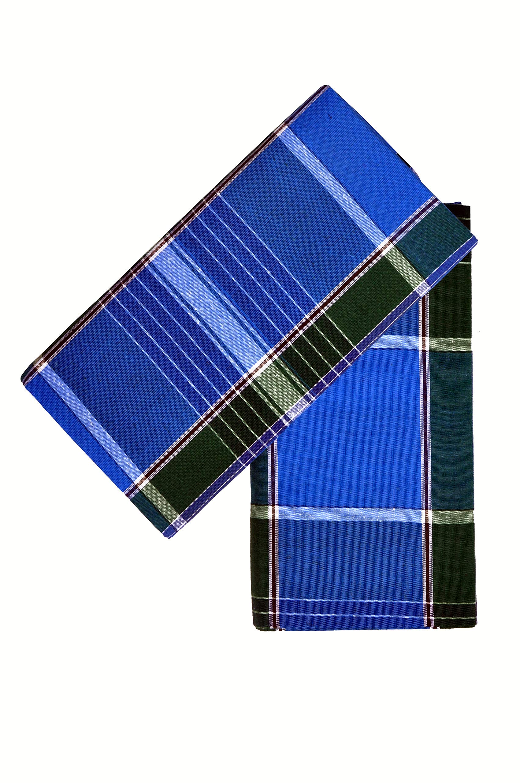 gowri tex Men's Cotton Stitched Lungi (Multicolour, Free Size) -Pack of 2-picture-47