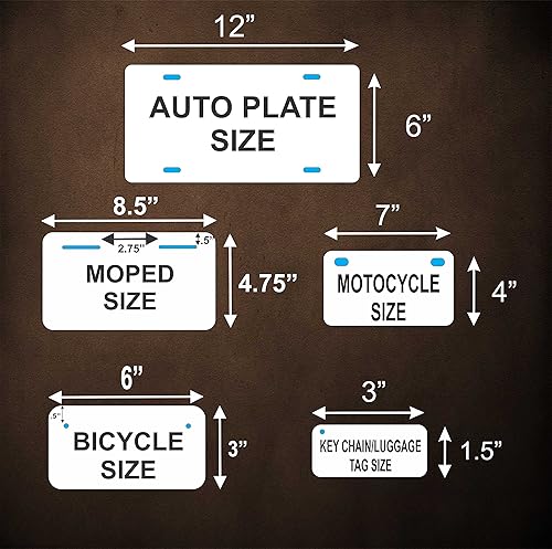 Miniatura 2 de Nueva York 1966 etiqueta personalizada vehículo coche ciclomotor bicicleta motocicleta AUTO placa de licencia