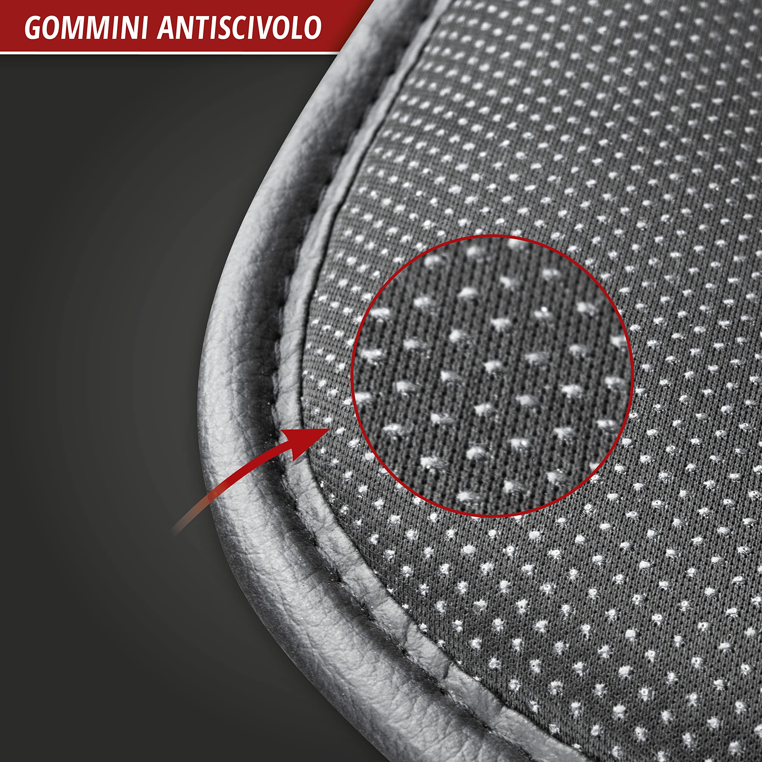Walser coprisedile auto Lewis, coprisedile auto universale nero, rivestimento veicolo, protettore sedili anteriori, rivestimento veicolo, copertura camion