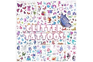 Temporary Tattoos Glitter for Girls Kids Waterproof