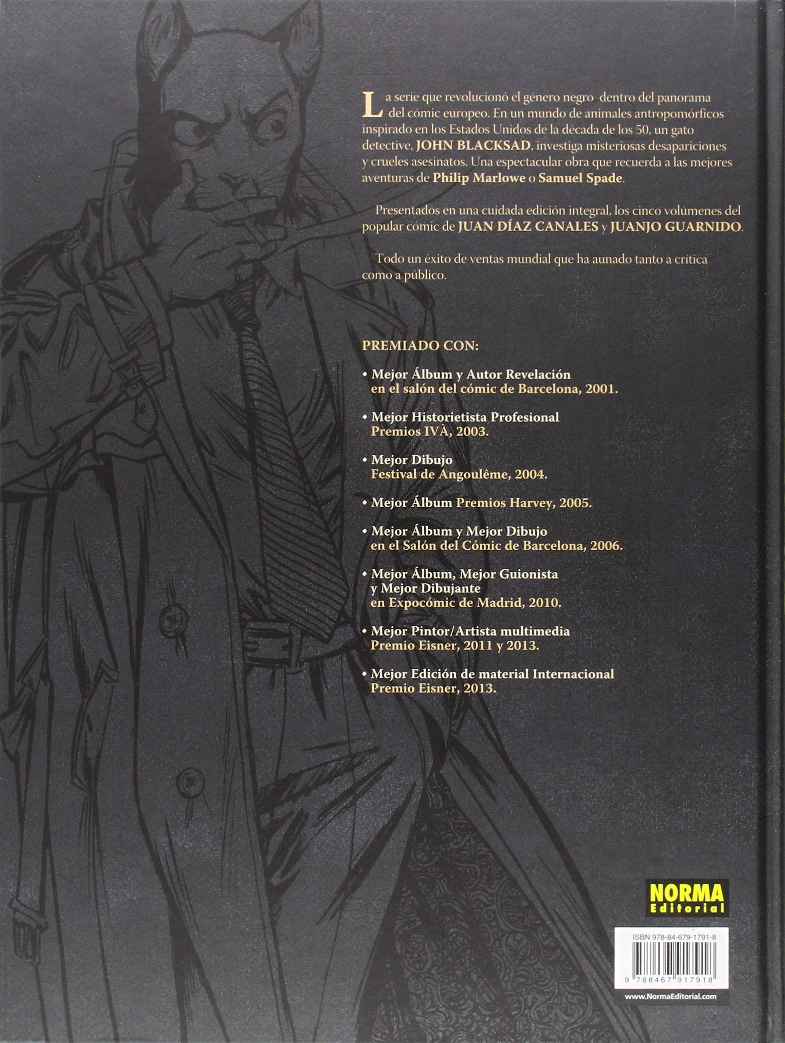 BLACKSAD INTEGRAL VOLM, 1 AL 5 CASTELLANO
