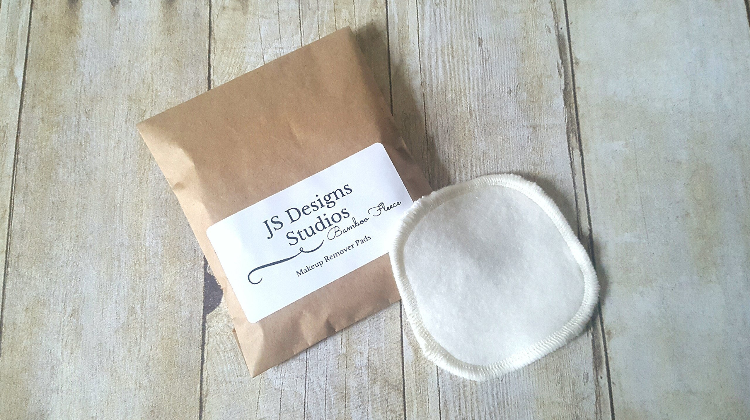 Ivory Bamboo Fleece Makeup Remover Pad