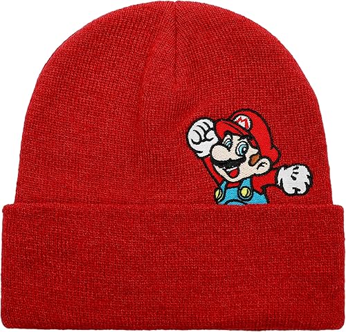 Bioworld Gorro de punto con diseño Super Mario Peekaboo, Multi colorido