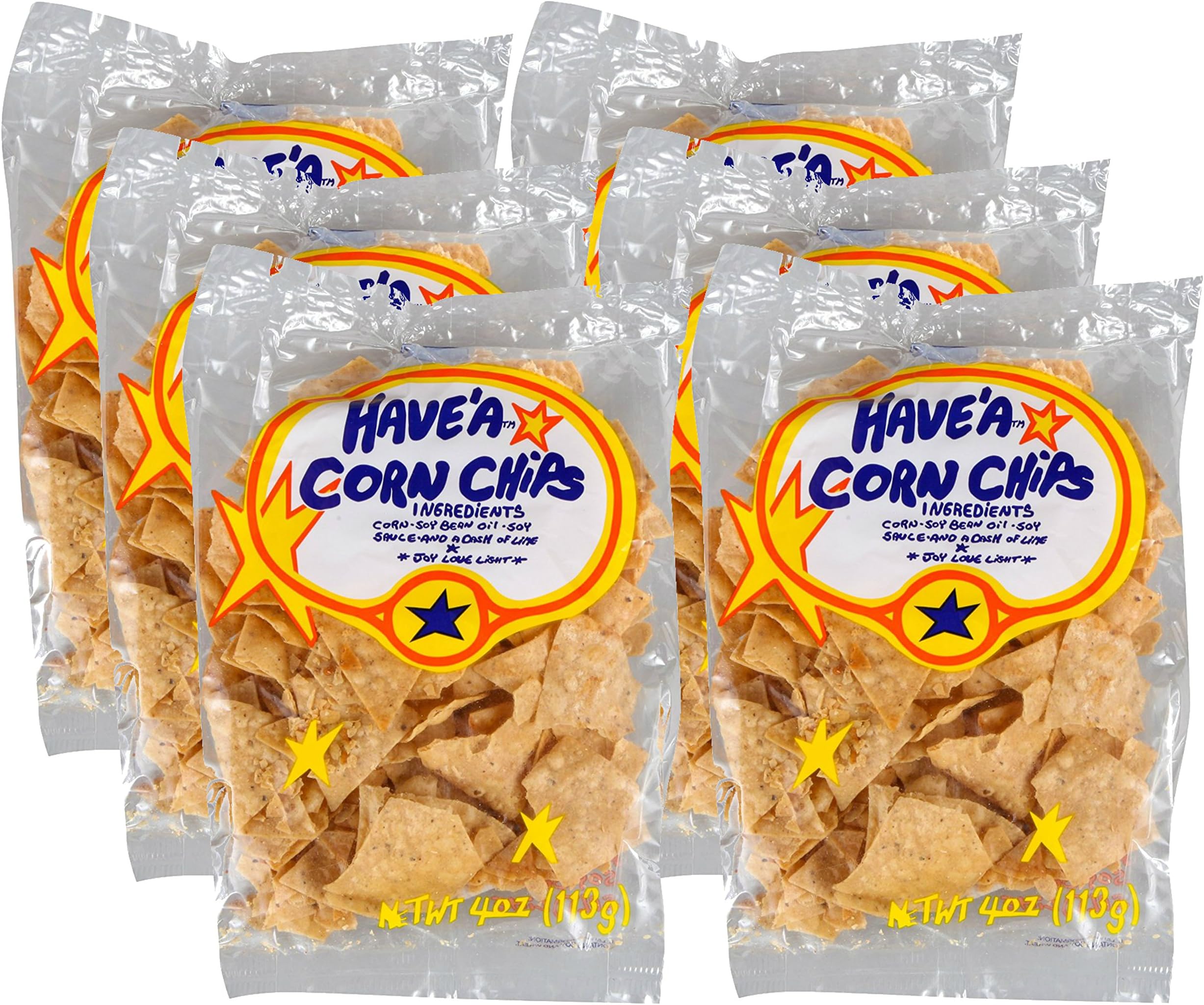 Have'a Corn Chips, Regular Flavor, 4-Ounce Bag (Pack of 6)