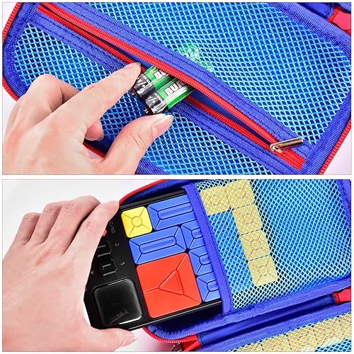 Miniatura 6 de casmilee Funda compatible con Giiker Super Slide Brain Games, bolsa organizadora de rompecabezas Brain Teaser, bolsa de almacenamiento, soporte de