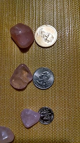 3cuarzo rosa piedras decorativas piedras preciosas cristales curación Rocks suministros de Wiccan