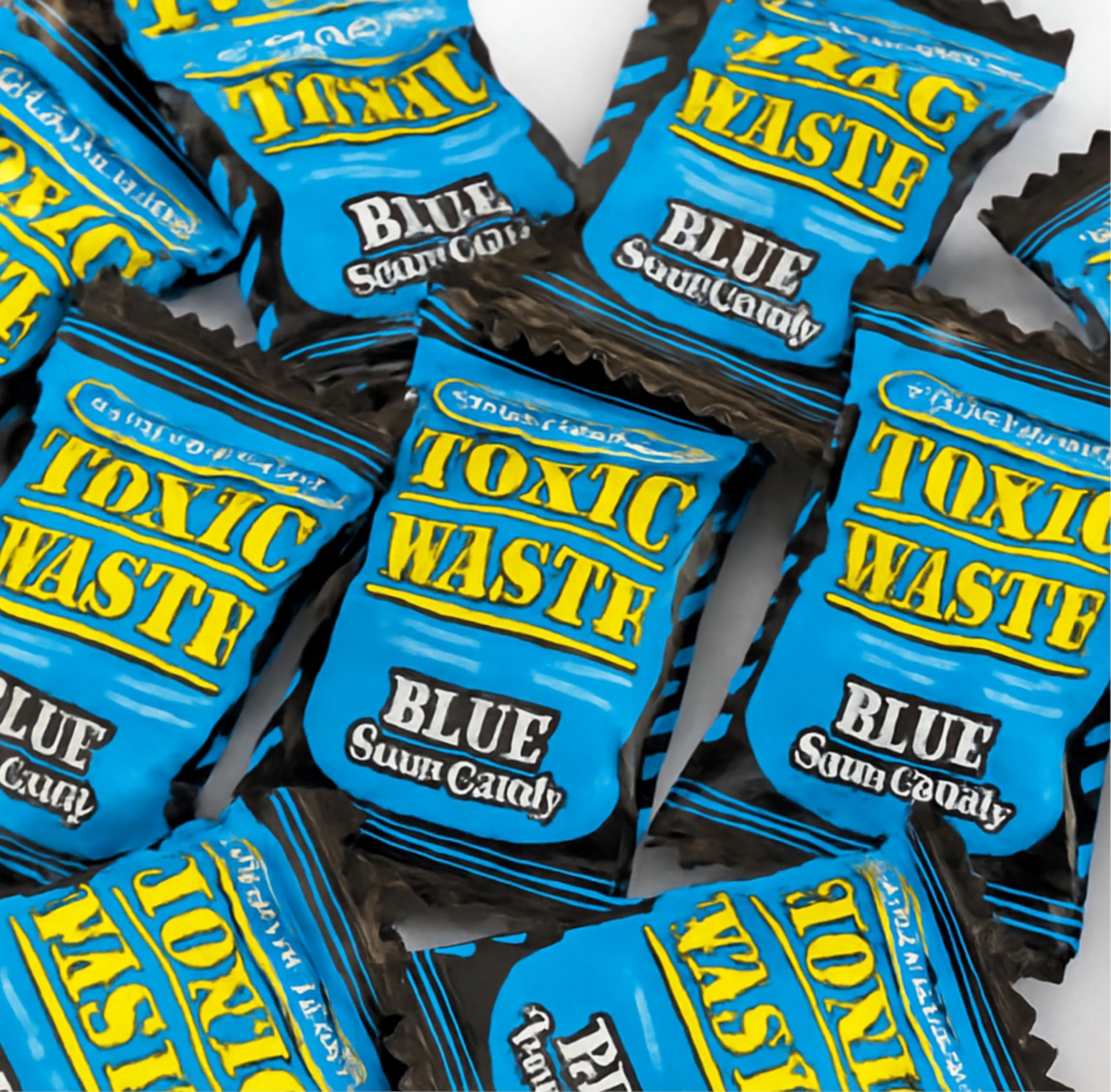 Toxic Waste Blue- Caramelos Super Acidos, varios sabores - 2 x 42g - Pack Laborawi