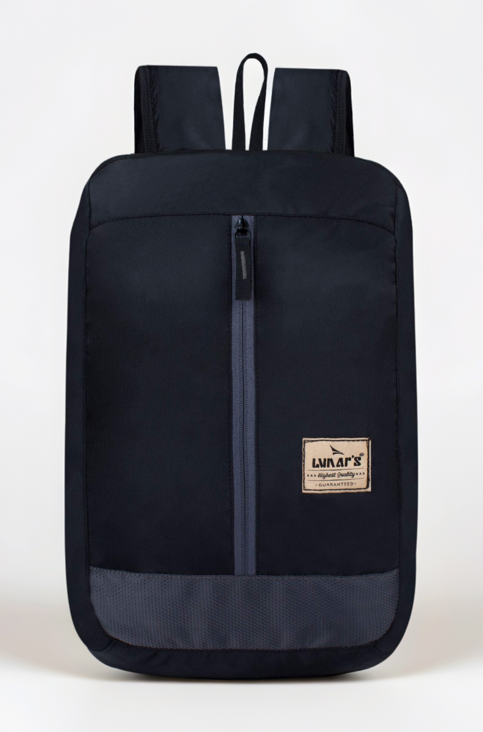 Small Bag For Daily Use - 1 Compartment Mini Backpack For Hiking Camping Rucksack (Black, 12 Liters)