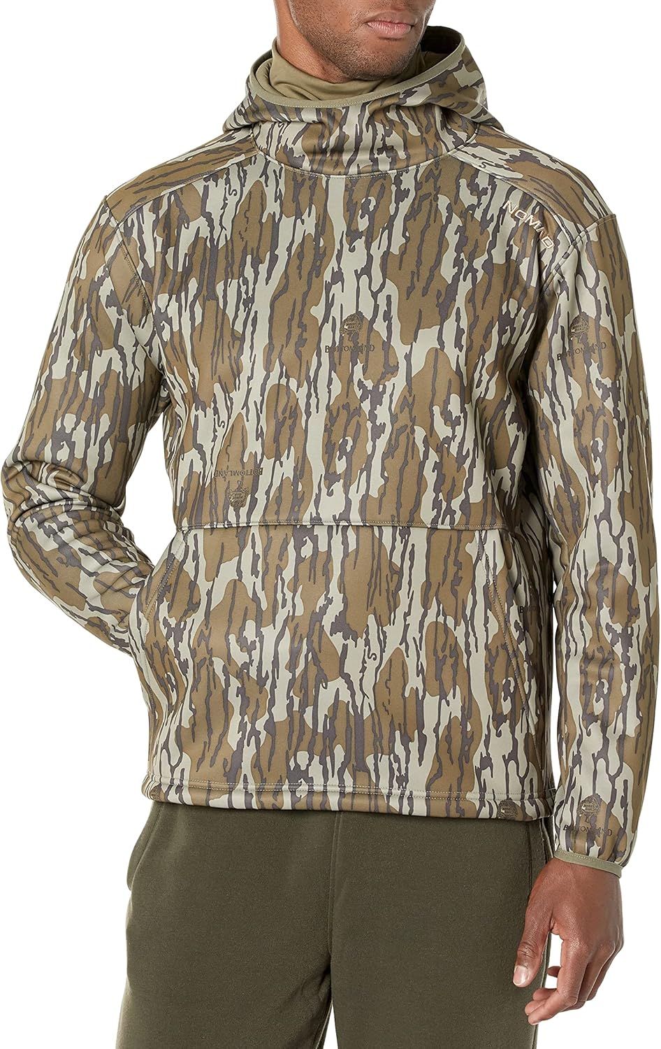 Nomad Men's Longneck Hoodie | Mid-Weight Water Resistant Hunting Fleece : Sports & Outdoors