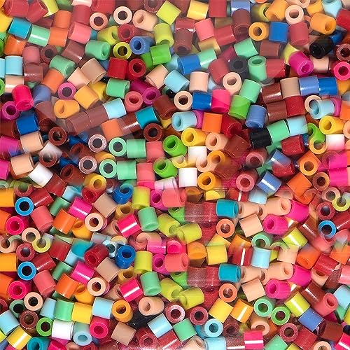 Miniatura 8 de Perler 80-57048 - Kit de manualidades con cuentas de fundición de La Sirenita de Disney, incluye 9 patrones, multicolor, 2,003 piezas