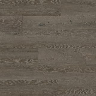 Hybrid Wood Flooring Plank Click Lock Mineral Rigid Core Waterproof Non-PVC Easy DIY Installation Sample,Brown Knots