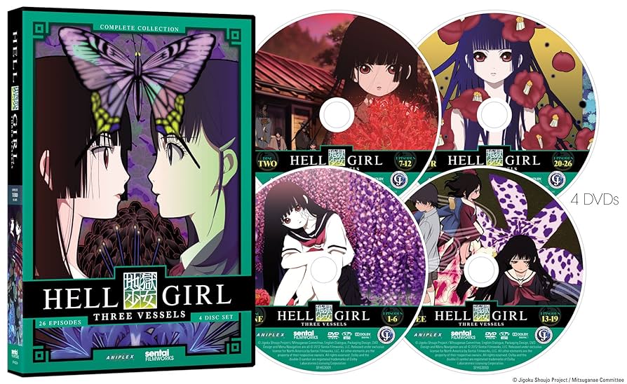 HELL GIRL THREE VESSELS 完全版 4枚組 DVD Amazon.co.jp: Hell Girl: Three Vessels Complete Collection