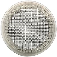 Vista 8 de Juntas sanitarias de 2" Tri-Clamp (paquete de 2), Juntas de pantalla tipo unido (#6 malla/3360 μm), Silicona platino