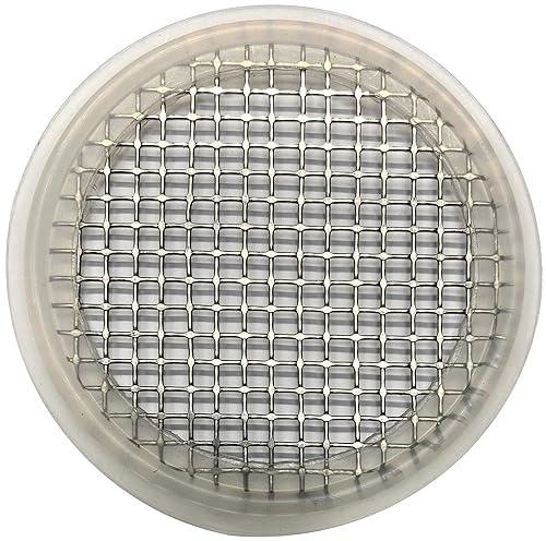 Miniatura 8 de Juntas sanitarias de 2" Tri-Clamp (paquete de 2), Juntas de pantalla tipo unido (#325 malla/44 μm), silicona platino