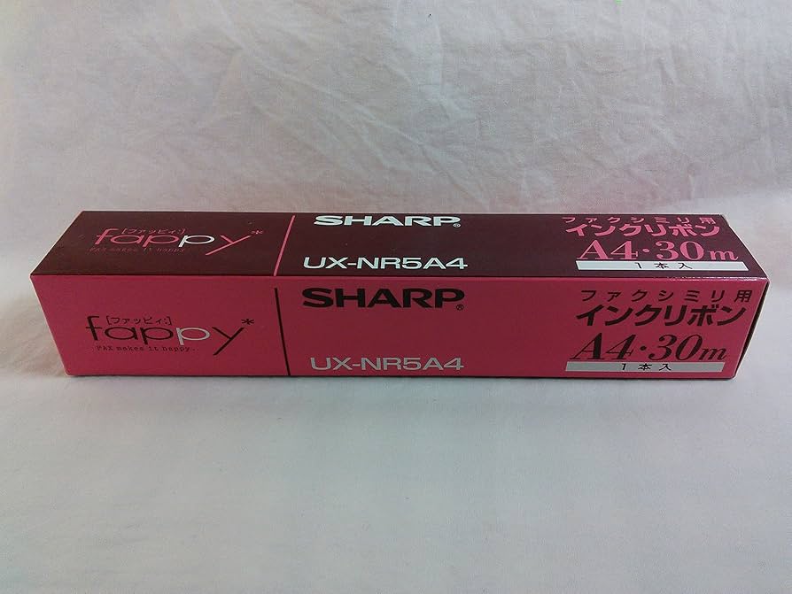 Amazon.co.jp: シャープ 普通紙FAX用インクリボン UX-NR5A4