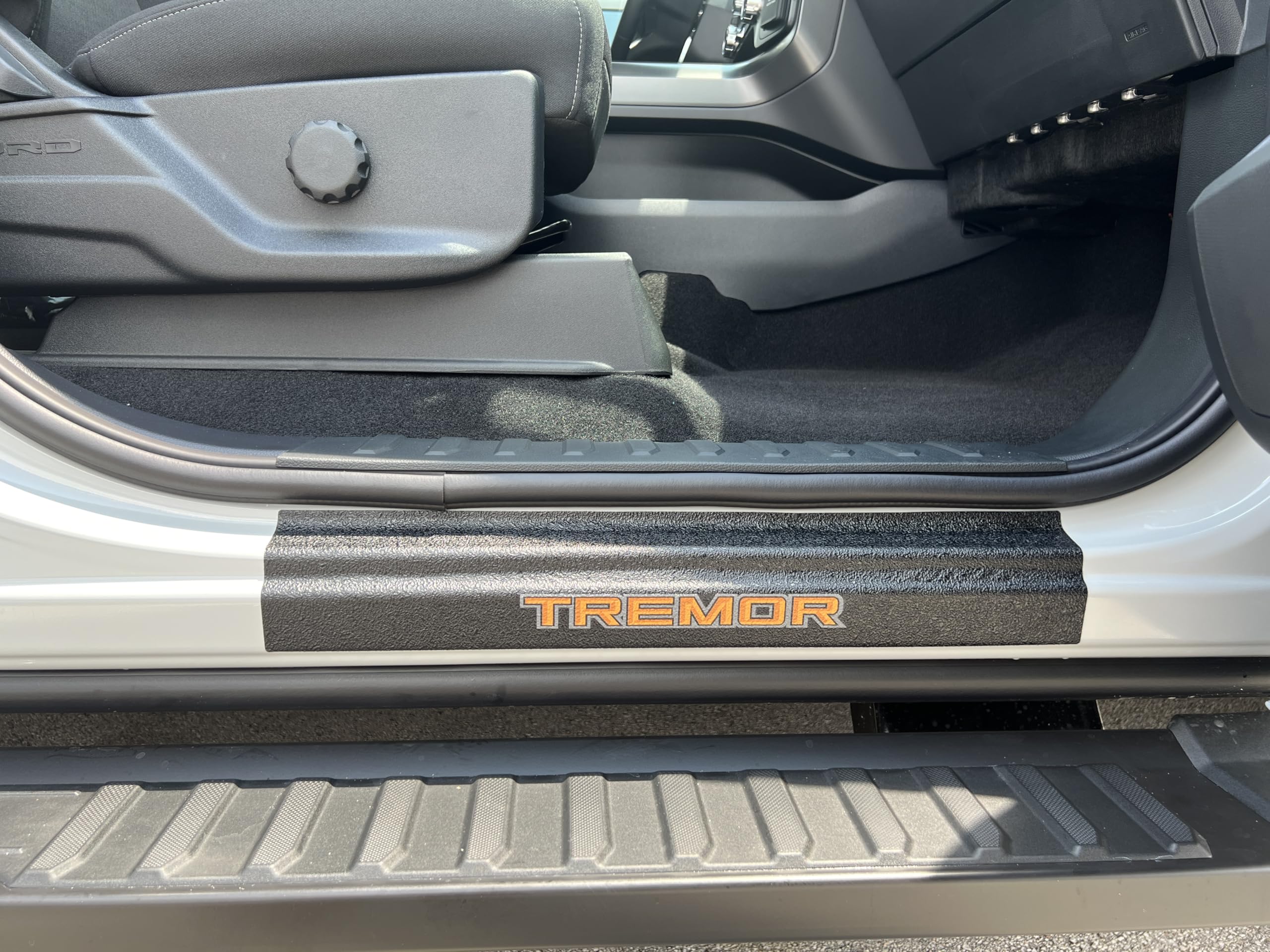 TufSkinz | Door Sill Protection Overlays - Compatible with 2021-2025 F-150 Tremor