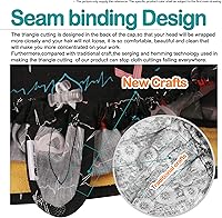 Vista 86 de GUOER Sombrero Bouffant Gorra Talla única Multicolor