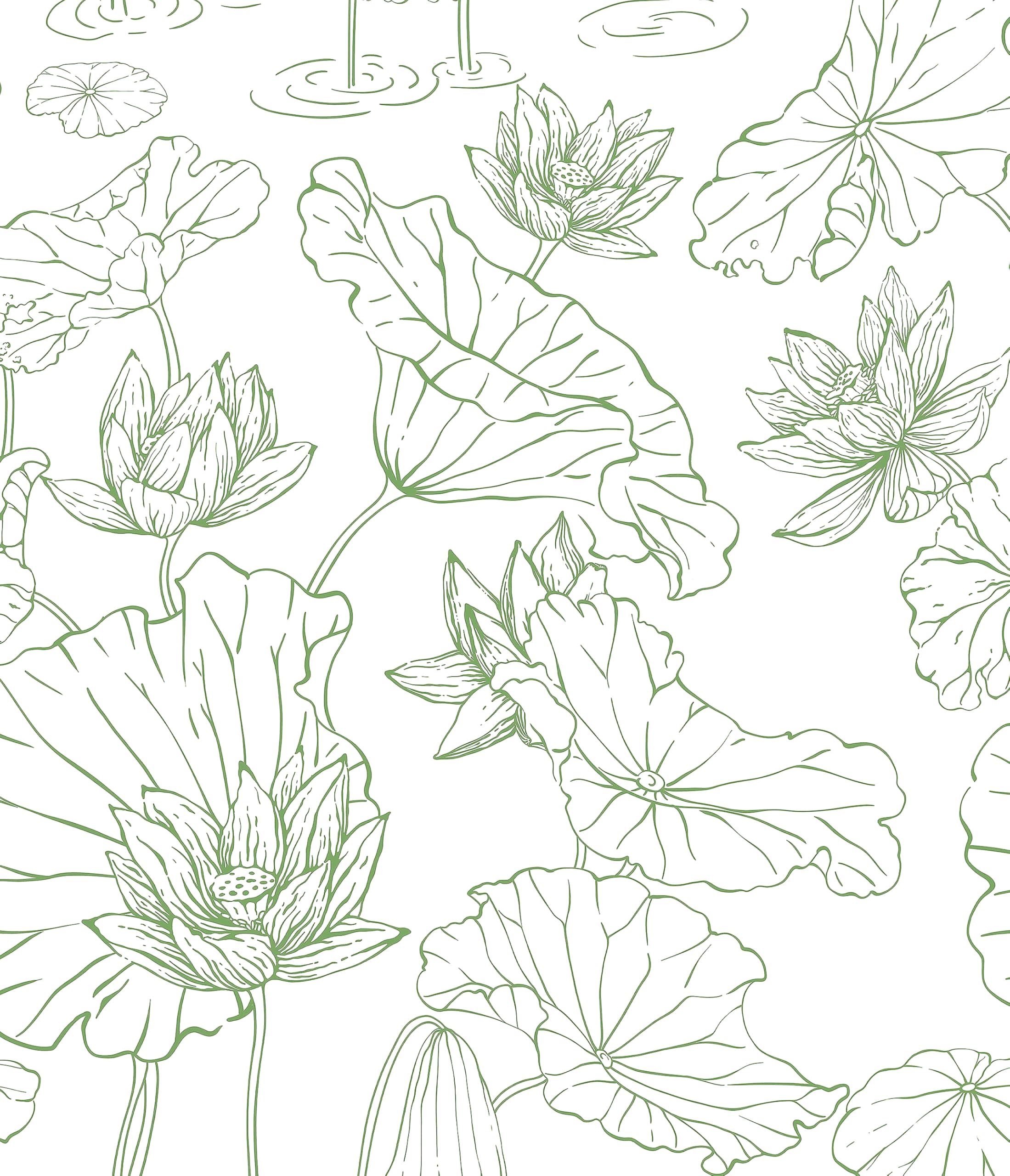 Papier peint autocollant floral vert pour relooker une chambre moderne