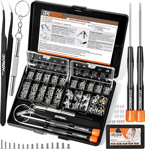 50% off promo code for TEKPREM Magnetic Eyeglass Repair Tool Kit, Eye Glasses Repairing Screwdriver Set with Compatible Eyeglass Screws,Silicone Nose on Amazon