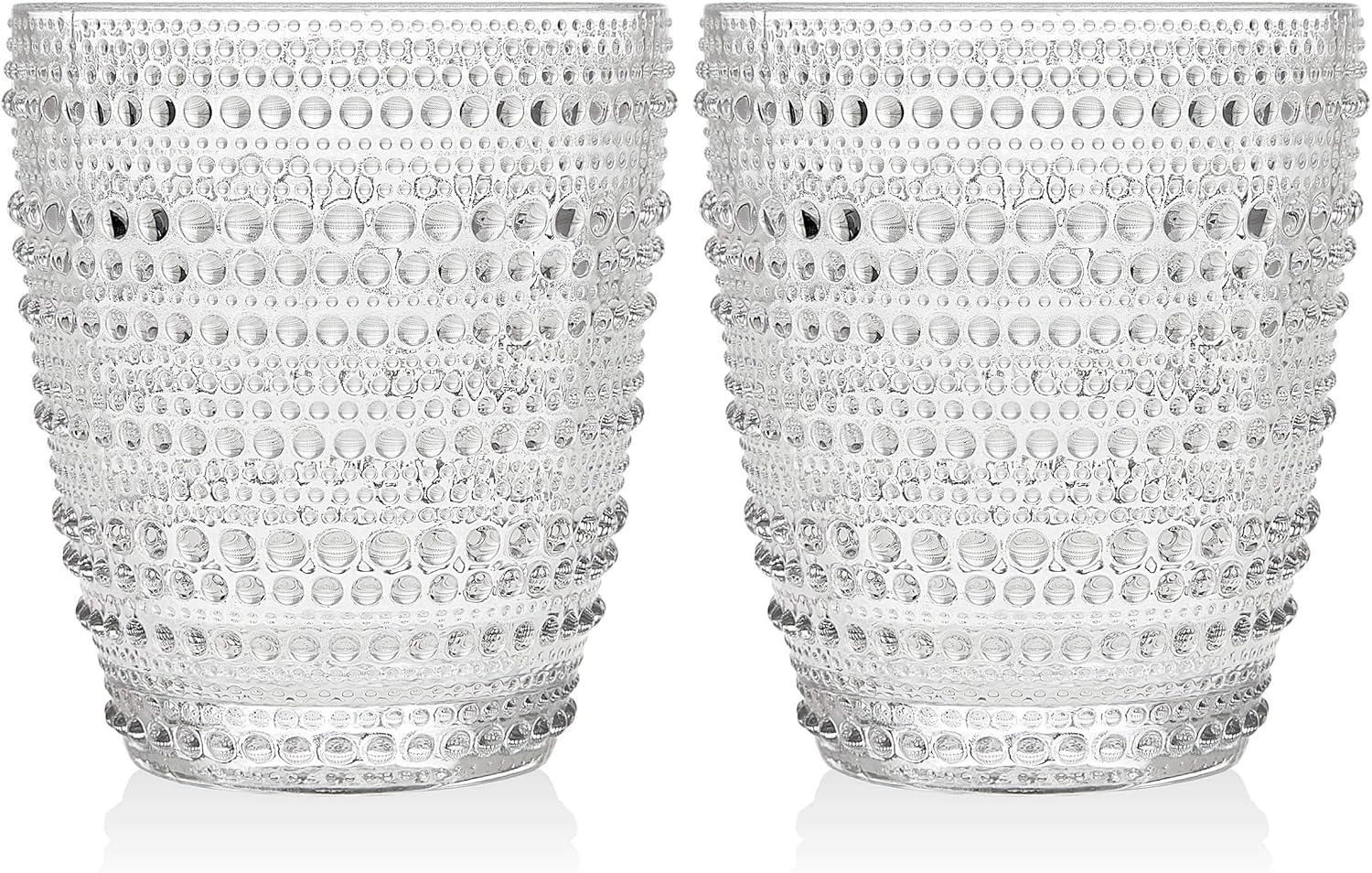 Godinger Lumina Set of 4 Double Old Fashioned Glasses Clear (Pack of 2)