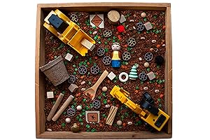 Wooden Sensory Bin for Kids: Explore and Learn Play