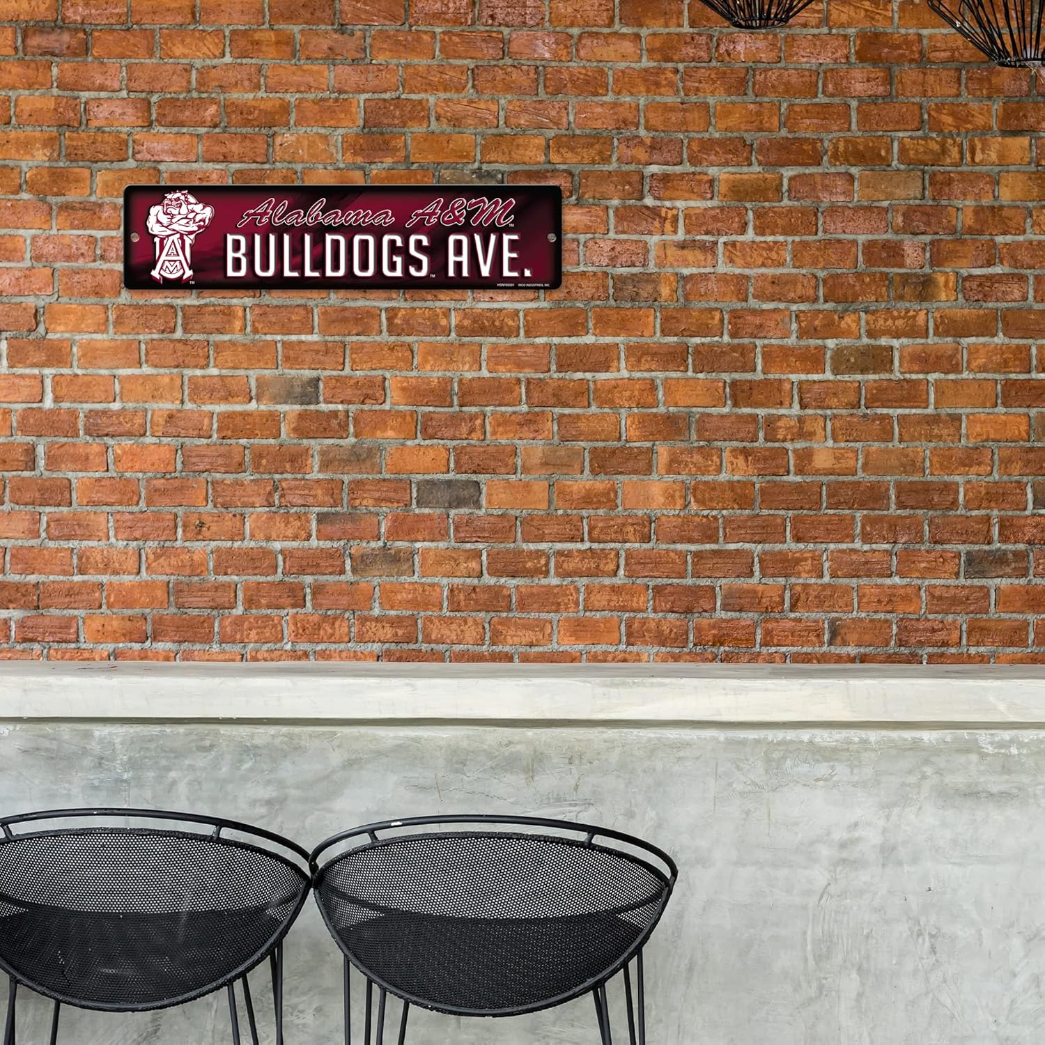 NCAA Rico Industries Plastic Street Sign Plastic 4" x 16" Street Sign - Image 2