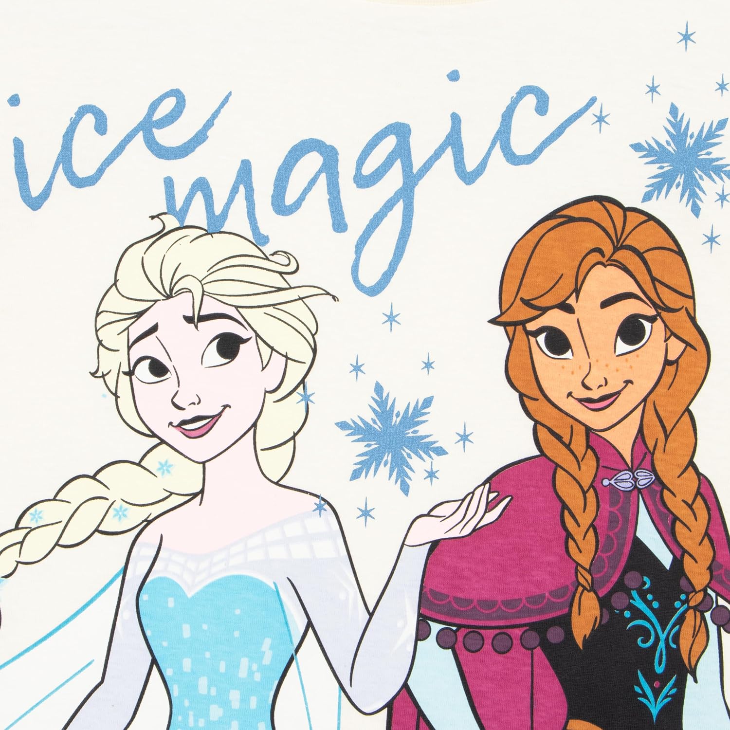 Disney Frozen Shirt for Kids, Elsa & Anna Print Girls T Shirts, Short Sleeve Girls Top