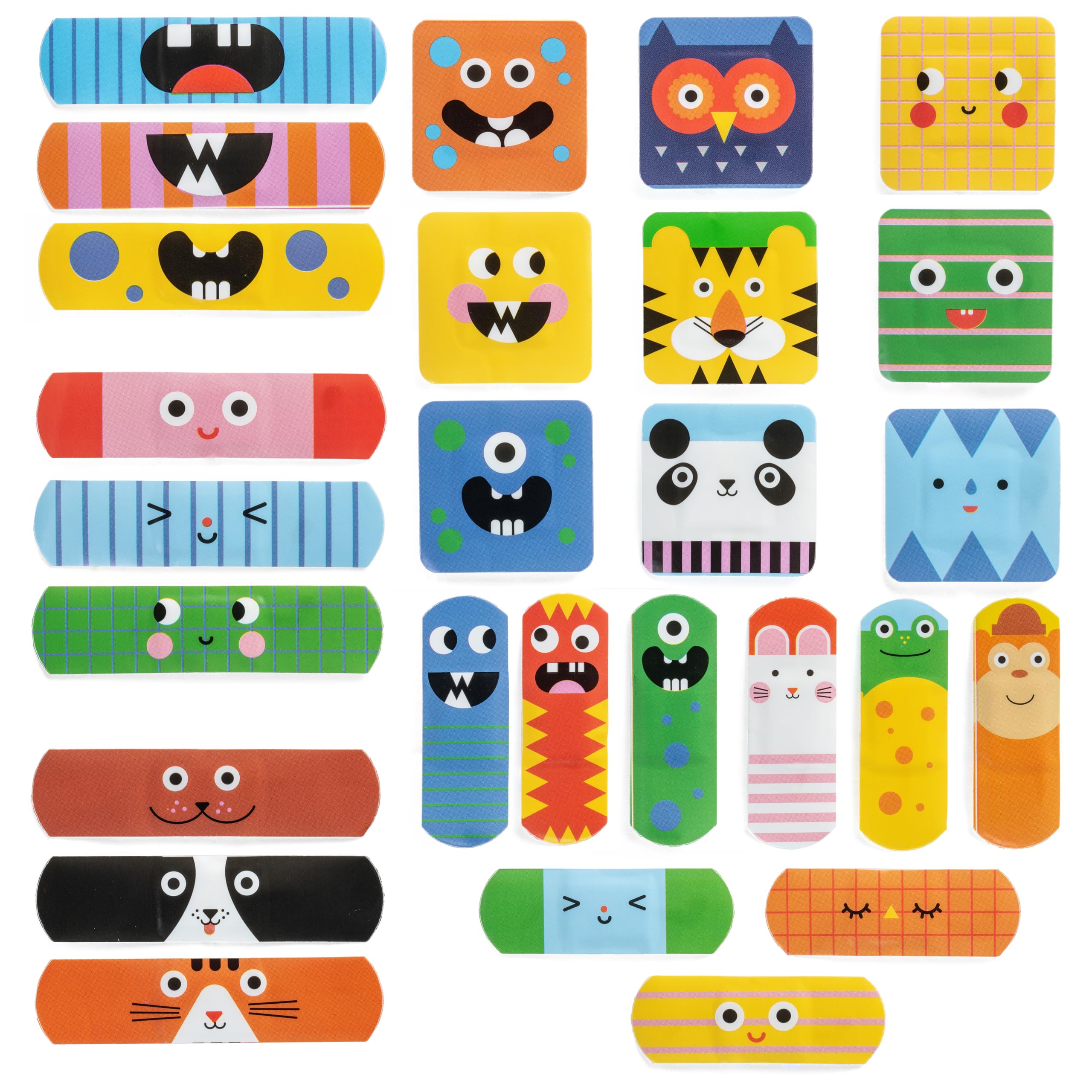 Amazon.com: Kikkerland Kidoki Ouchy Friends Adhesive Bandages