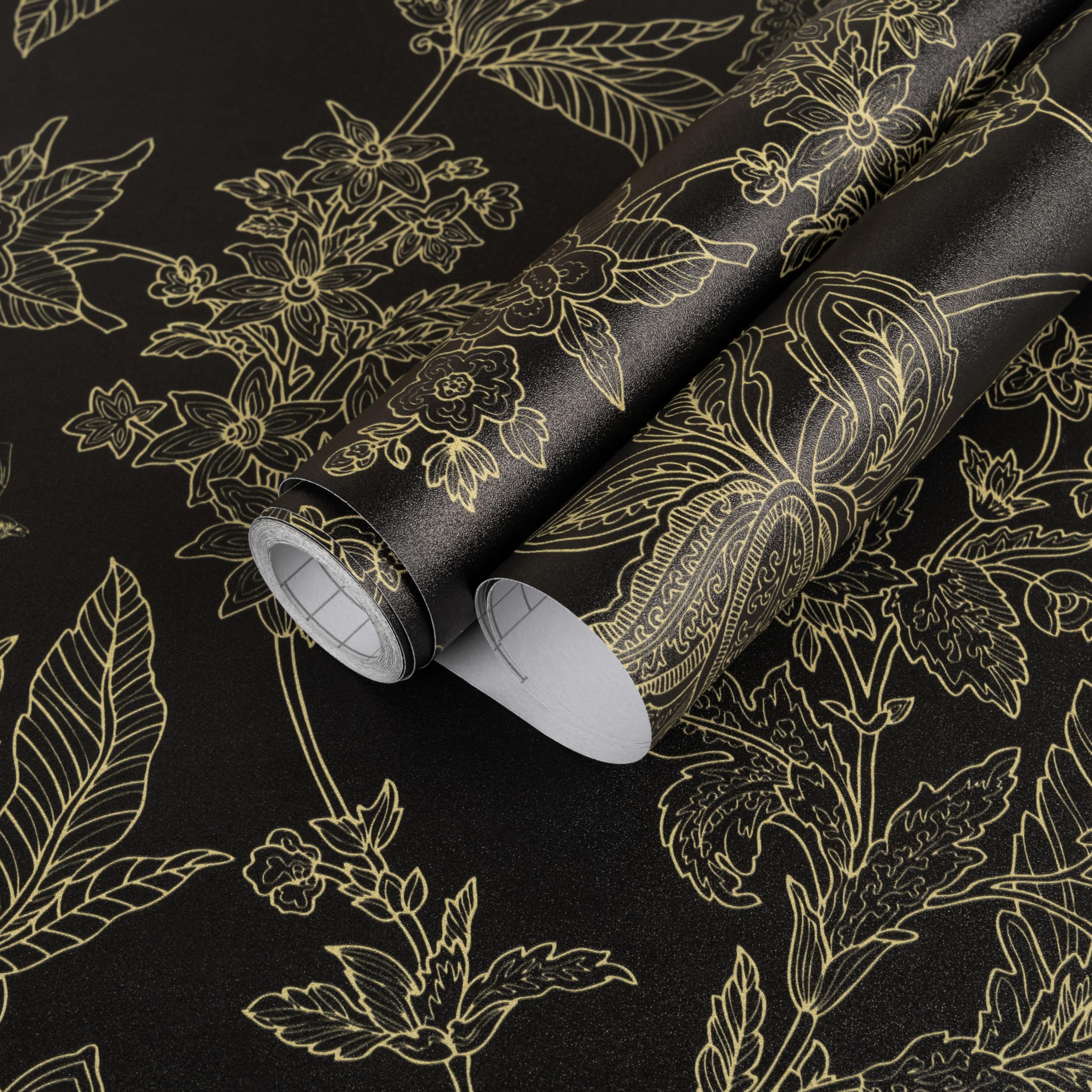 Papier peint floral vintage adhésif pour relooker sans colle Abyssaly