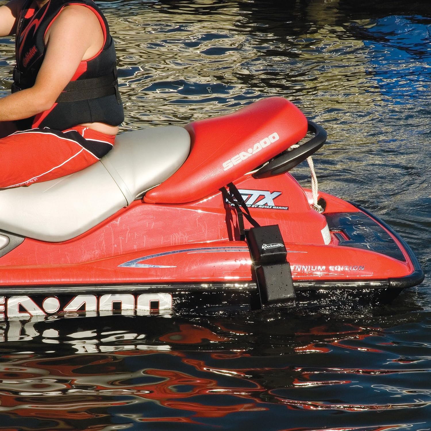 Dockmate Hinged PWC Fender | Effortless Docking | Secure Attachment | Adjustable Straps | Durable Foam | Compact Design