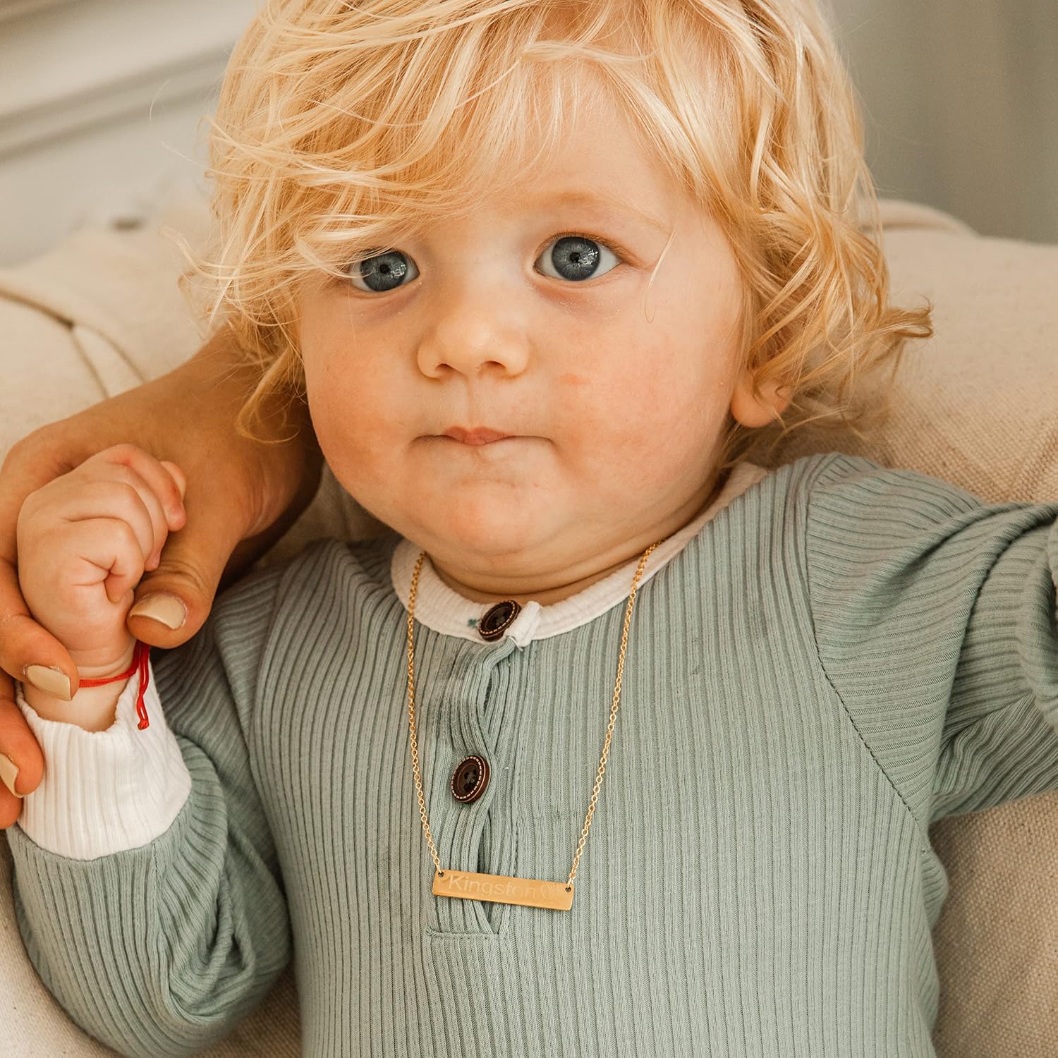Petite Boutique Personalized gift Baby Name Bar jewelry options
