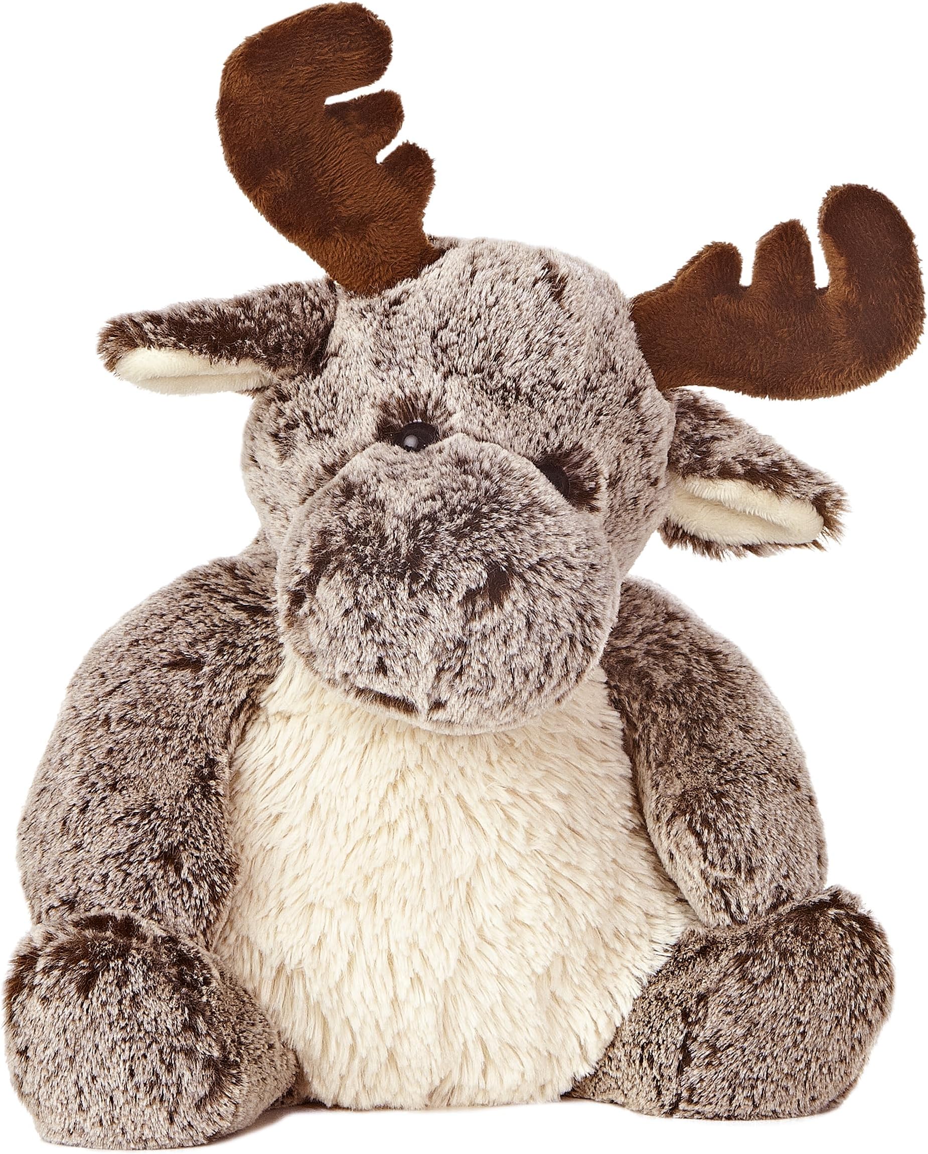 Snuggly Sweet & Softer™ Milo Moose™ Stuffed Animal - Comforting Companion - Imaginative Play - Brown 11.5 Inches