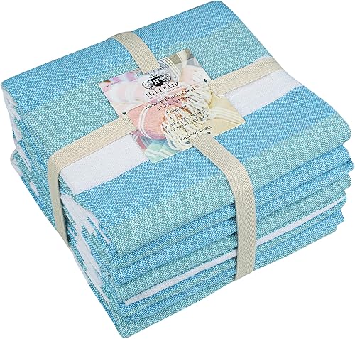 Miniatura 5 de HILLFAIR Toallas turcas de playa 100% algodón, toalla turca Hammam, 39 x 72 pulgadas, XXL, toallas de playa de gran tamaño para adultos, toallas de