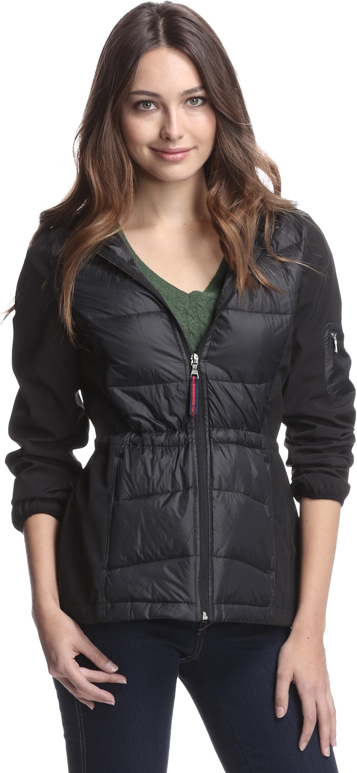 Tommy Hilfiger Women's Mixed Media Soft Shell Jacket
