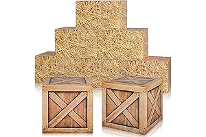 Outus 8 Pcs Mini Decorative Hay Stacks for Centerpieces